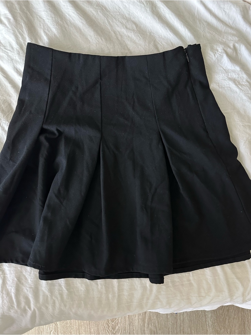 Black Mini Skirt with Flattering A-Line Shape